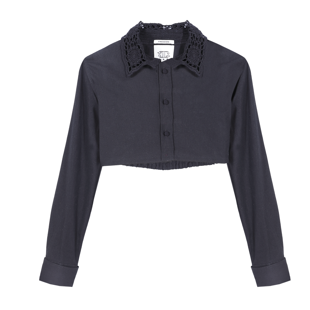 DRY MARTINI Dry martini Crochet Shirt